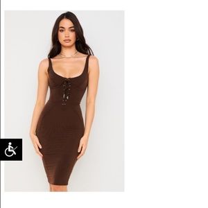 Never Worn Chocolate Brown Dress